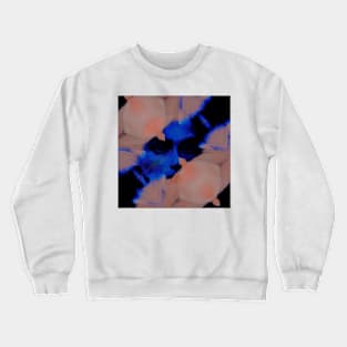 BURNING IN HELL - Glitched Aesthetic Face Crewneck Sweatshirt
